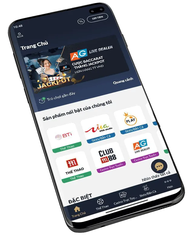 Giao diện ứng dụng di động của Fanvip88 trên điện thoại, tiện lợi cho việc tải fanvip88 apk và ios.