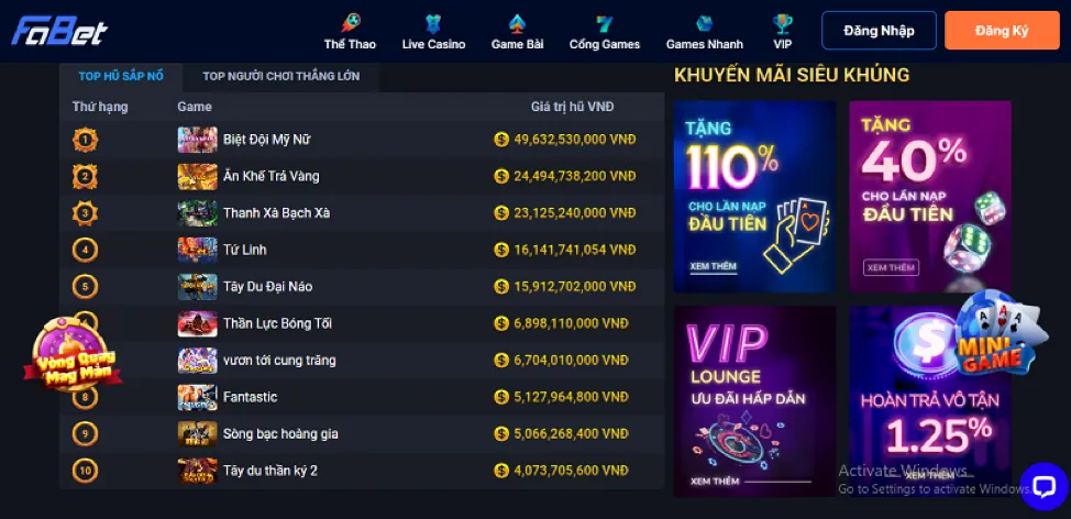 Tải ứng dụng fanvip88