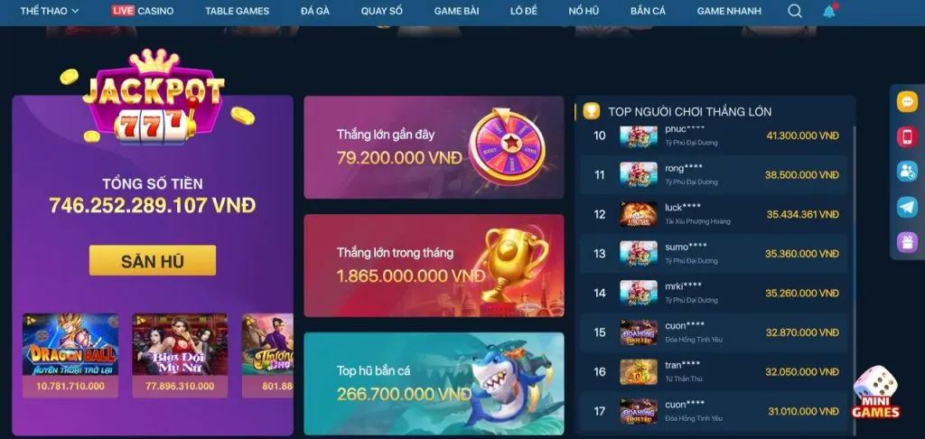 Game Nổ Hũ Jackpot Lũy Tiến fanvip88